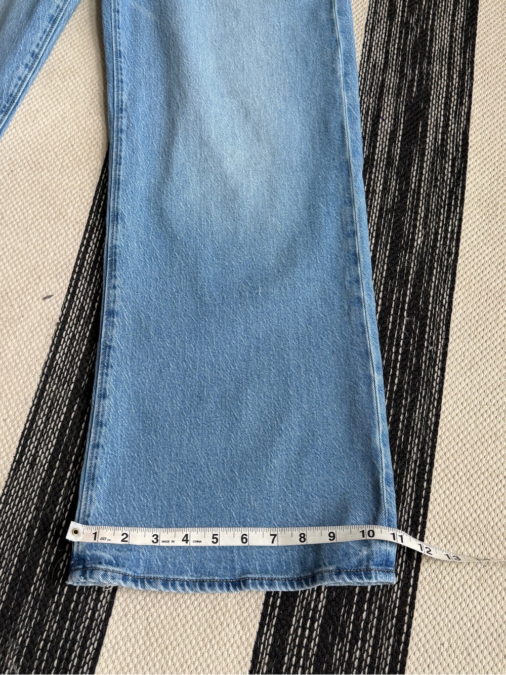 LOFT Women's The Wide Leg Light Blue Jeans Size 31/12 - Picture 10 of 12